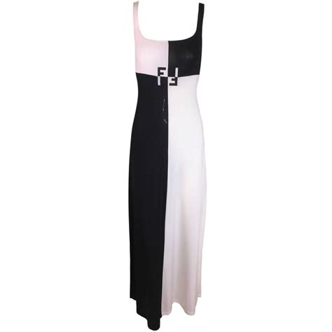 fendi dress online|fendi dress black and white.